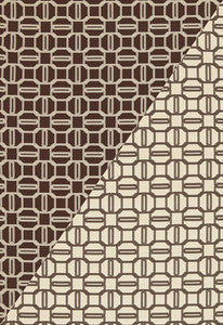 Emerald Cut Mink & Ivory 2643901 by Schumacher Fabric