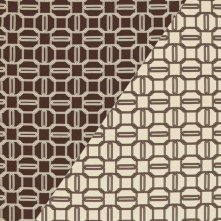 Emerald Cut Mink & Ivory 2643901 by Schumacher Fabric TESSERA I SMALL PATTERNS See Sample UNITED STATES OF AMERICA TO BE DETERMINED </p><p>Repeat: Horizontal: 4 1/2" (11CM) and Vertical: 4 1/2" (11CM) 54" WIDE (137CM) - Fabric Carolina -