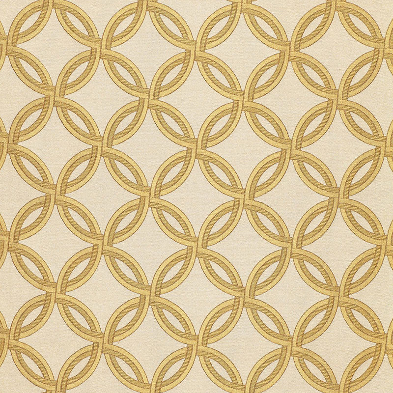 Spherica Champagne 2644264 by Schumacher Fabric MODERN GLAMOUR See Sample INDIA NOT APPLICABLE </p><p>Repeat: Horizontal: 13 3/8" (34CM) and Vertical: 4 5/8" (12CM) 54" WIDE (137CM) - Fabric Carolina -