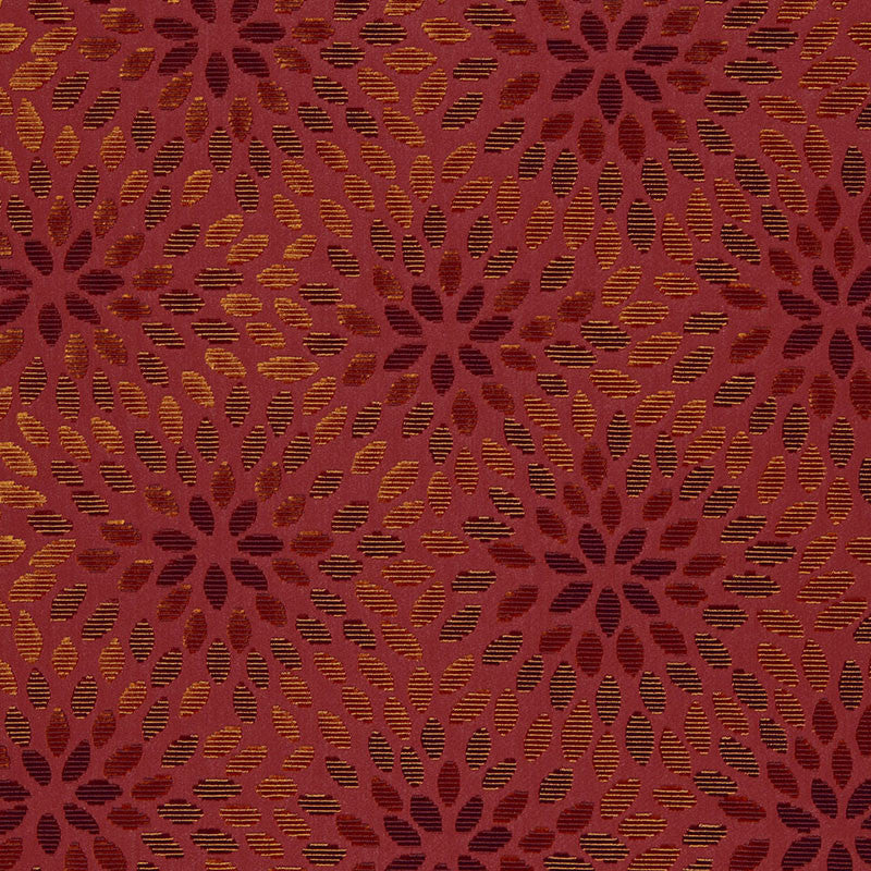 Kiku Silk Velvet Cerise & Cinnabar 2644282 by Schumacher Fabric MODERN GLAMOUR See Sample INDIA NOT APPLICABLE </p><p>Repeat: Horizontal: 12 3/4" (32CM) and Vertical: 12 1/4" (31CM) 54" WIDE (137CM) - Fabric Carolina -