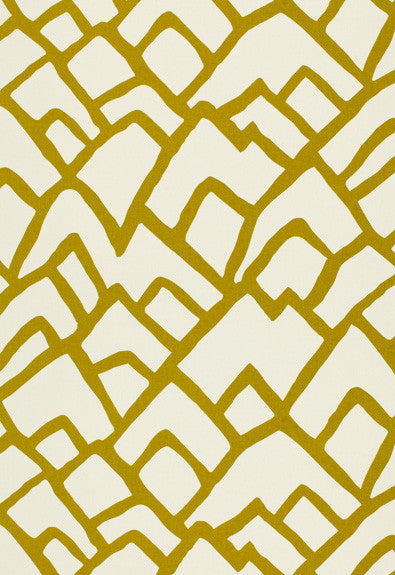 Zimba Soft Chartreuse 2644332 by Schumacher Fabric Exuberant-Prints 55% Linen, 45% Cotton - Horizontal: 27 and Vertical: 32 54 - Fabric Carolina -