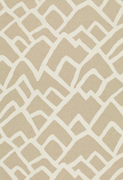 Zimba Natural 2644333 by Schumacher Fabric Exuberant-Prints 55% Linen, 45% Cotton - Horizontal: 27 and Vertical: 32 54 - Fabric Carolina -
