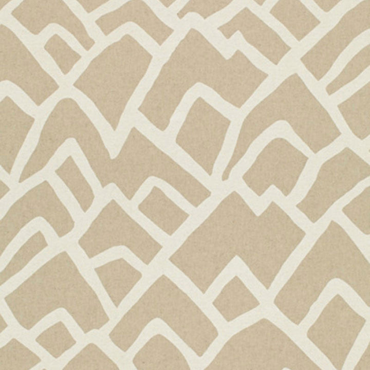 Zimba Natural 2644333 by Schumacher Designer Fabric GOOD VIBRATIONS See Sample UNITED STATES OF AMERICA - </p><p>Repeat: Horizontal: 27" (69CM) and Vertical: 32" (81CM) 54" WIDE (137CM) - Swanky Fabrics -