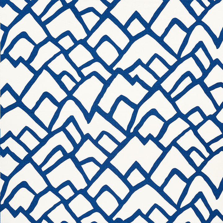 Zimba Marine 2644334 by Schumacher Designer Fabric MODERN PRINTS See Sample UNITED STATES OF AMERICA - </p><p>Repeat: Horizontal: 27" (69CM) and Vertical: 32" (81CM) 54" (137CM) - Swanky Fabrics -