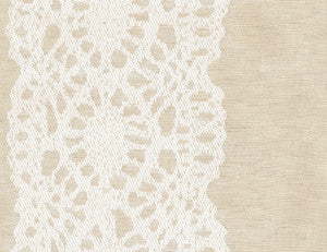 Lace Lisere Linen 2644441 by Schumacher Fabric