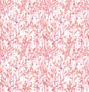 Willow Pink Leaves Wallpaper by A-Street Prints