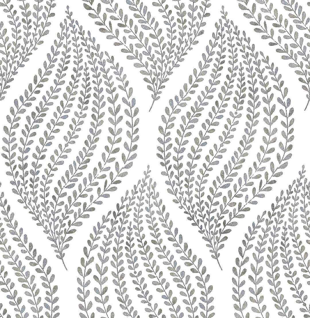 Arboretum Fog Leaves Wallpaper by A-Street Prints Designer