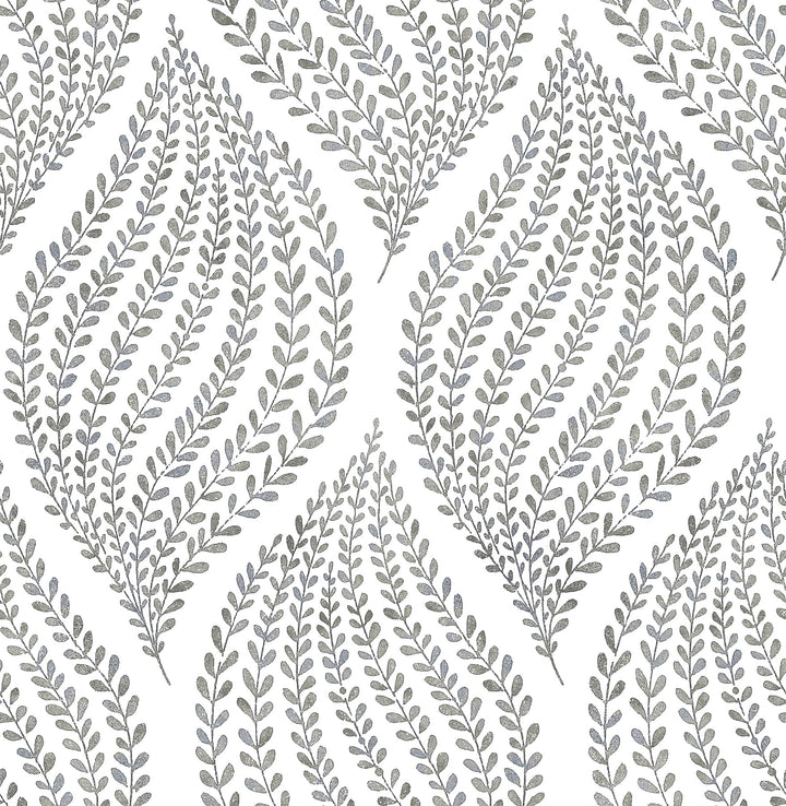 Arboretum Fog Leaves Wallpaper by A-Street Prints Designer