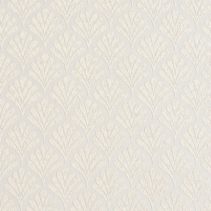 2656 Oyster/Fan by Charlotte Designer Fabric Uptown Jacquards VI 100% Woven Polyester Asia Exceeds 70,000 Wyzenbeek Rubs (Heavy Duty) Horizontal: 1.75" x Vertical: 1.5" 54 Inches - Swanky Fabrics -