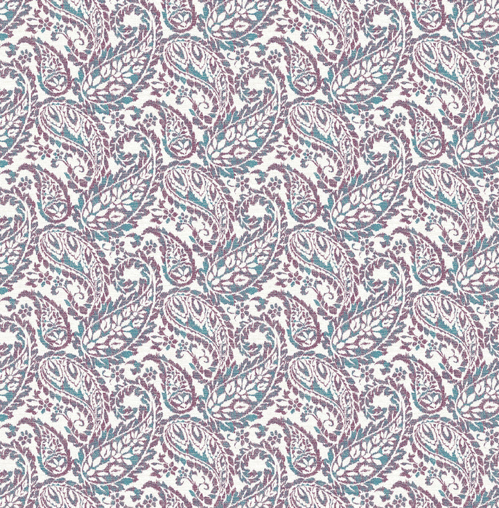 Adrian Plum Paisley Wallpaper by A-Street Prints Ami Covers about 56.4 square feet 20.5-in by 33-ft long roll Unpasted 5.2 - Fabric Carolina -