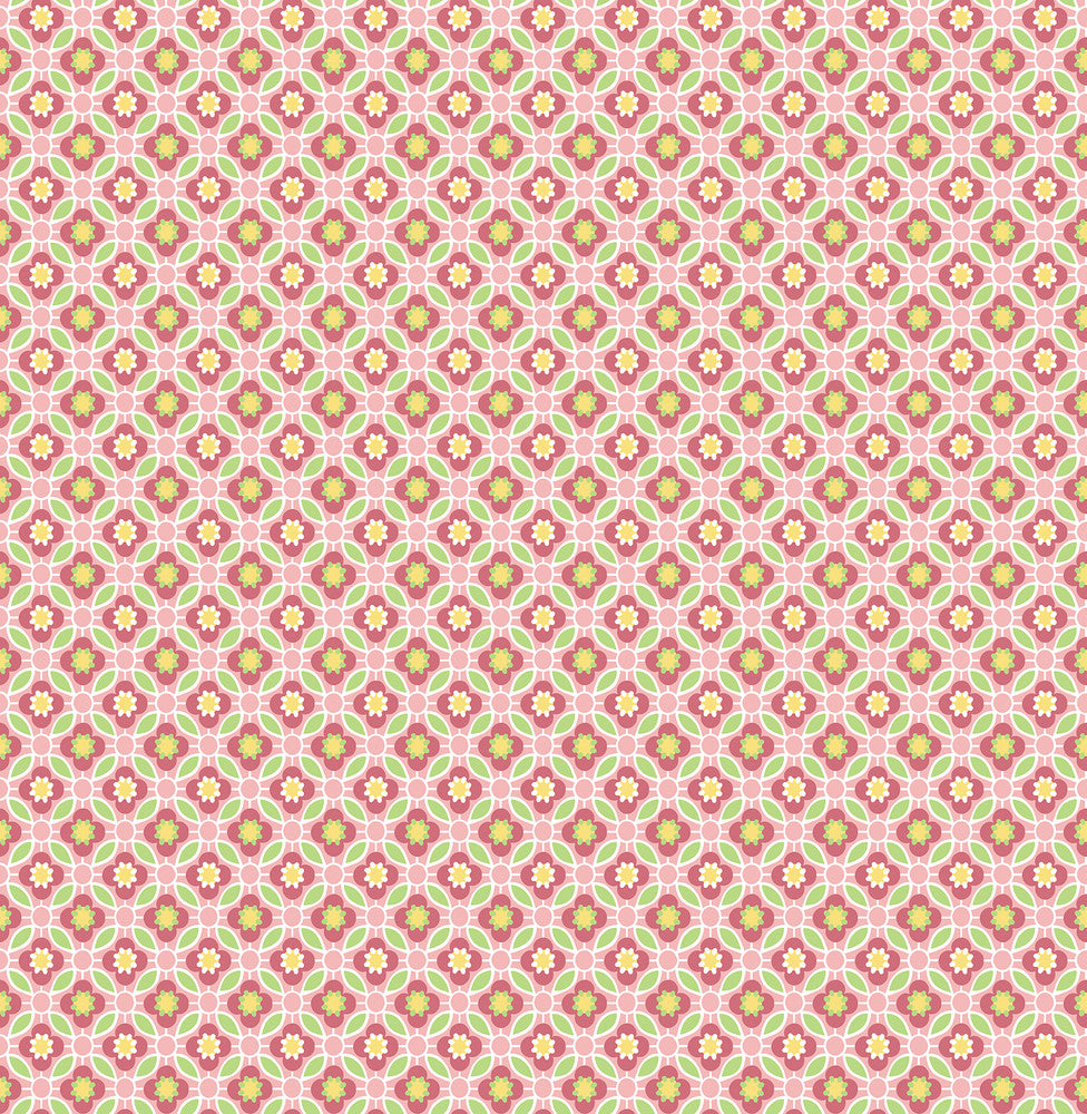 Audra Pink Floral Wallpaper by A-Street Prints Ami Covers about 56.4 square feet 20.5-in by 33-ft long roll Unpasted 1.6 - Fabric Carolina -