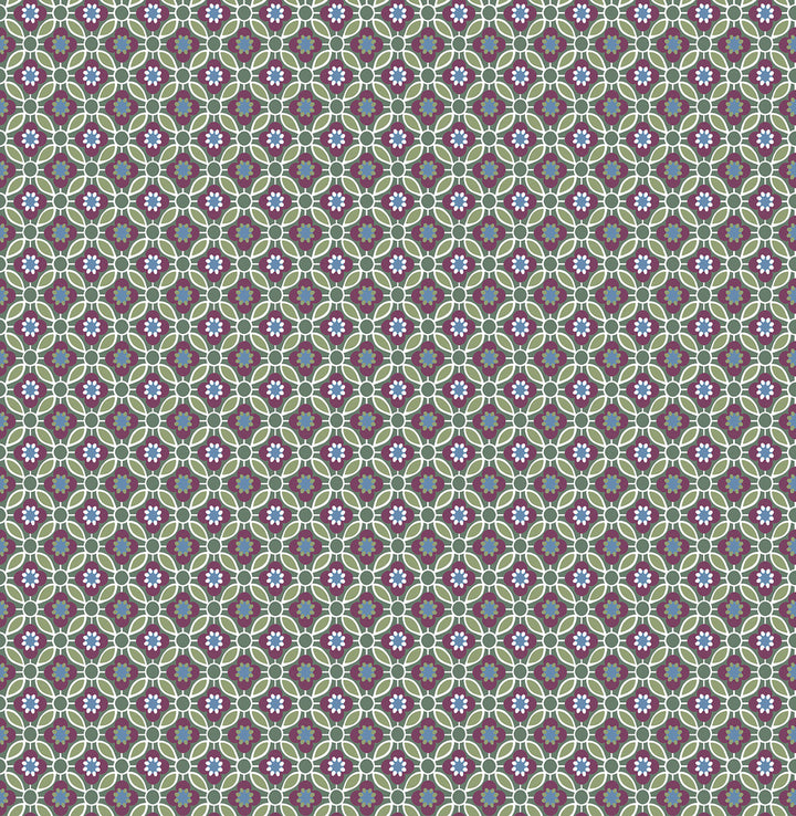 Audra Purple Floral Wallpaper by A-Street Prints Ami Covers about 56.4 square feet 20.5-in by 33-ft long roll Unpasted 1.6 - Fabric Carolina -
