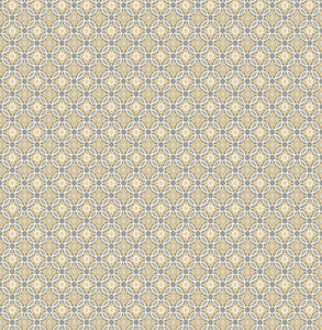 Audra Mustard Floral Wallpaper by A-Street Prints