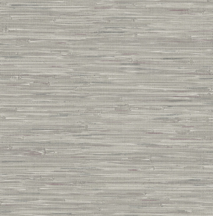 Natalie Grey Grasscloth Print Wallpaper by A-Street Prints Ami Covers about 56.4 square feet 20.5-in by 33-ft long roll Unpasted 10.4 - Fabric Carolina -