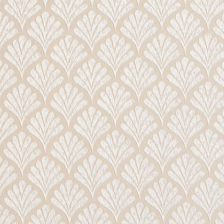 2659 Linen/Fan by Charlotte Designer Fabric Uptown Jacquards VI 100% Woven Polyester Asia Exceeds 70,000 Wyzenbeek Rubs (Heavy Duty) Horizontal: 1.75" x Vertical: 1.5" 54 Inches - Swanky Fabrics -