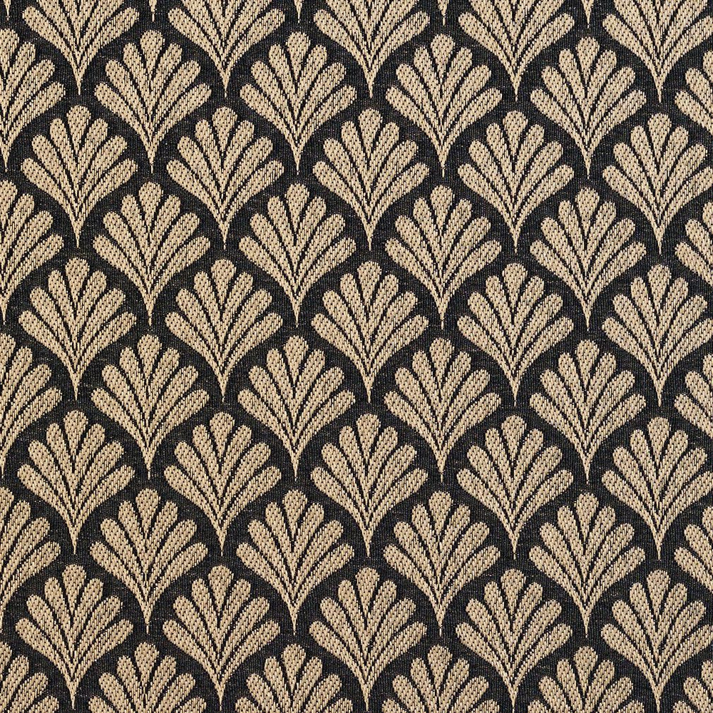 2660 Onyx/Fan by Charlotte Fabric Uptown Jacquards VI 100% Woven Polyester Asia Exceeds 82,000 Wyzenbeek Rubs (Heavy Duty) </p><p>Repeat: Horizontal: 1.75" x Vertical: 1.5" 54 Inches - Fabric Carolina -