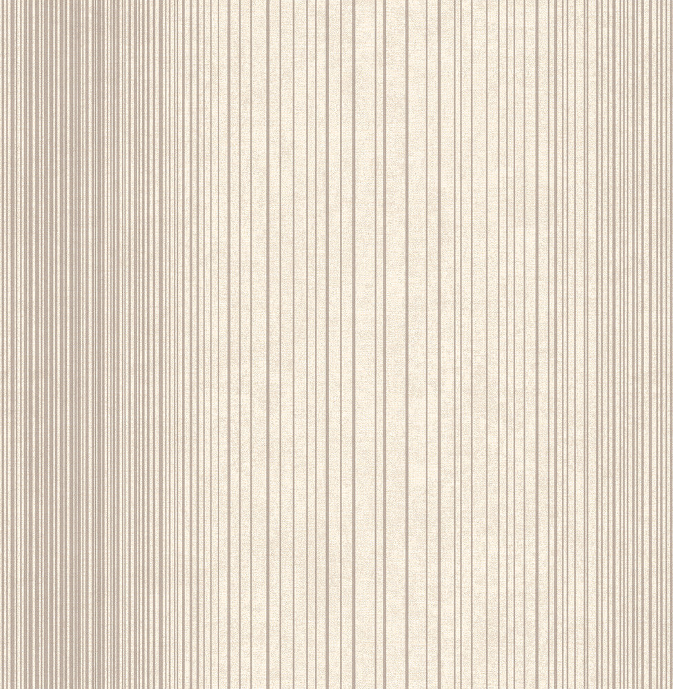 Insight Cream Stripe Wallpaper by Brewster Precision Covers about 56.4 square feet 20.5-in by 33-ft long roll Unpasted 0 - Fabric Carolina -