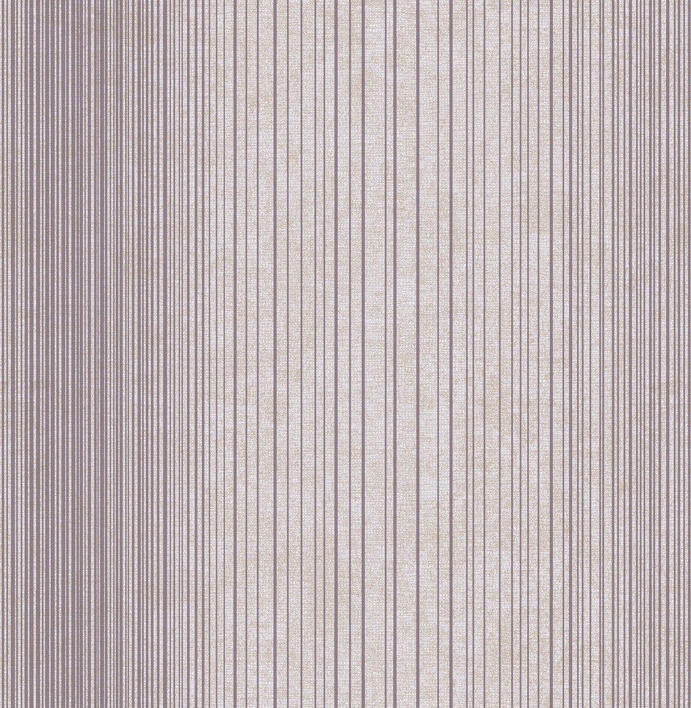 Insight Eggplant Stripe Wallpaper by Brewster Precision Covers about 56.4 square feet 20.5-in by 33-ft long roll Unpasted 0 - Fabric Carolina -
