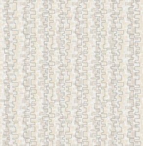 Harmonize Neutral Small Geometric Wallpaper by Brewster