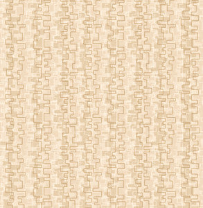 Harmonize Sand Small Geometric Wallpaper by Brewster
