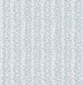 Harmonize Blue Small Geometric Wallpaper by Brewster