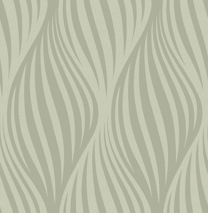 Distinction Taupe Ogee Wallpaper by Brewster Precision Covers about 56.4 square feet 20.5-in by 33-ft long roll Unpasted 10.5 - Fabric Carolina -