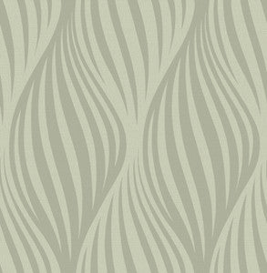 Distinction Taupe Ogee Wallpaper by Brewster