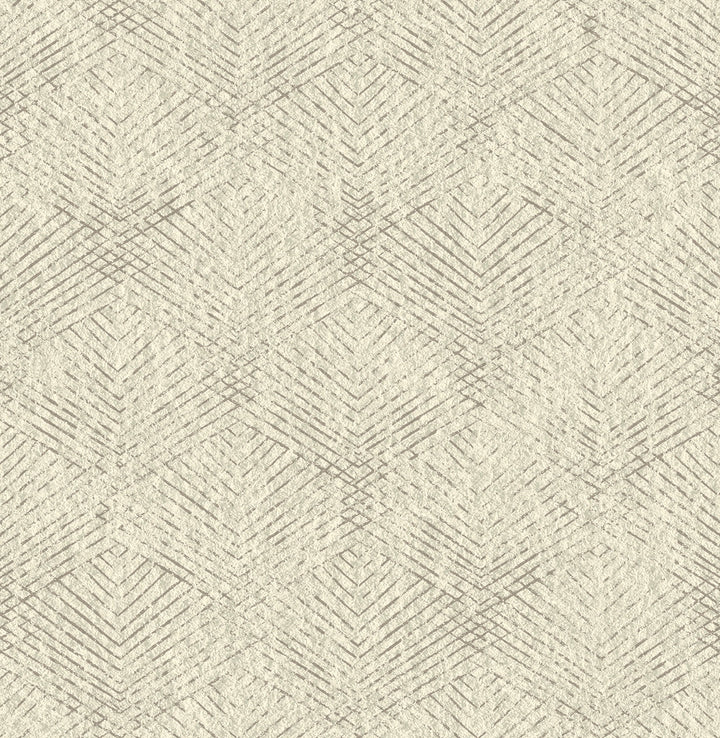 Fans Taupe Texture Wallpaper by Brewster Precision Covers about 56.4 square feet 20.5-in by 33-ft long roll Unpasted 21 - Fabric Carolina -