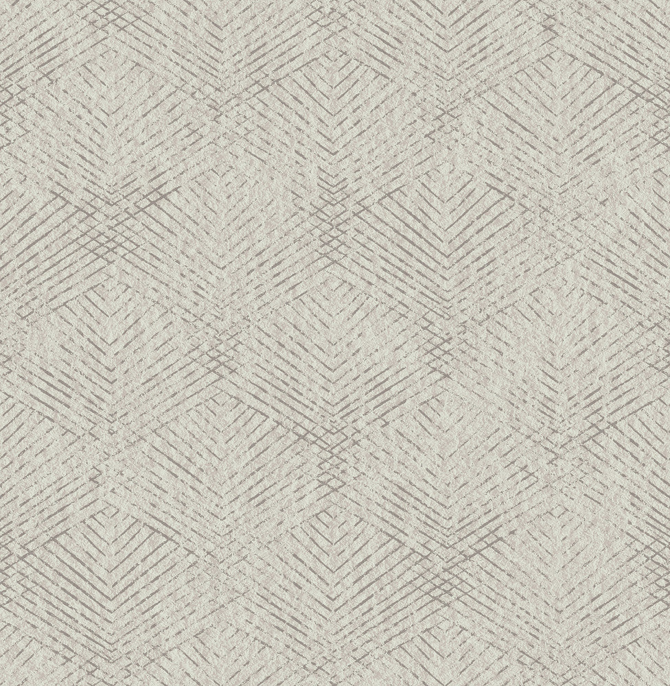 Fans Grey Texture Wallpaper by Brewster Precision Covers about 56.4 square feet 20.5-in by 33-ft long roll Unpasted 21 - Fabric Carolina -