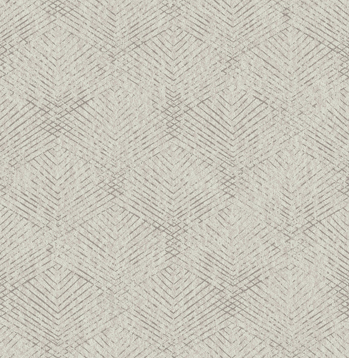 Fans Grey Texture Wallpaper by Brewster Precision Covers about 56.4 square feet 20.5-in by 33-ft long roll Unpasted 21 - Fabric Carolina -