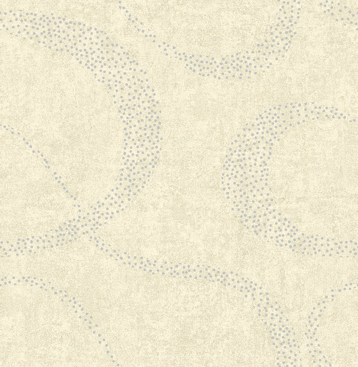 Swirl Beige Scroll Geometric Wallpaper by Brewster Precision Covers about 56.4 square feet 20.5-in by 33-ft long roll Unpasted 21 - Fabric Carolina -