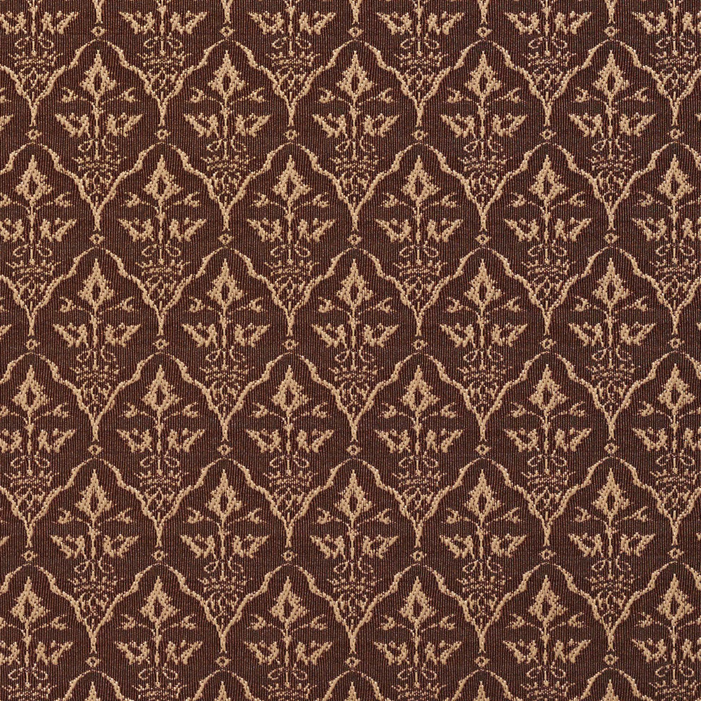 2666 Sable/Cameo by Charlotte Fabric Uptown Jacquards VI 100% Woven Polyester Asia Exceeds 70,000 Wyzenbeek Rubs (Heavy Duty) Horizontal: 1.5" x Vertical: 2.75" 54 Inches - Fabric Carolina -