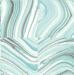 Agate Aqua Stone Wallpaper by Kenneth James