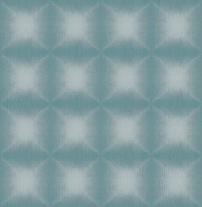 Echo Teal Geometric Wallpaper by Kenneth James