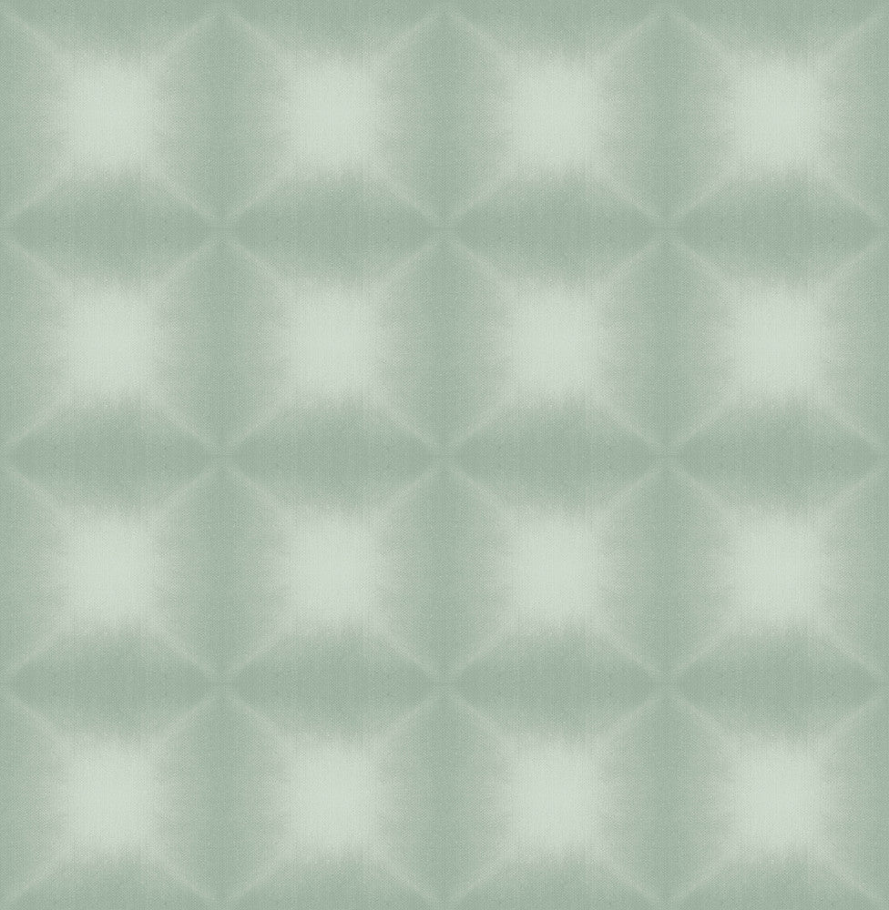 Echo Sage Geometric Wallpaper by Kenneth James Azmaara Covers about 56.4 square feet 20.5-in by 33-ft long roll Unpasted 5.2 - Fabric Carolina -
