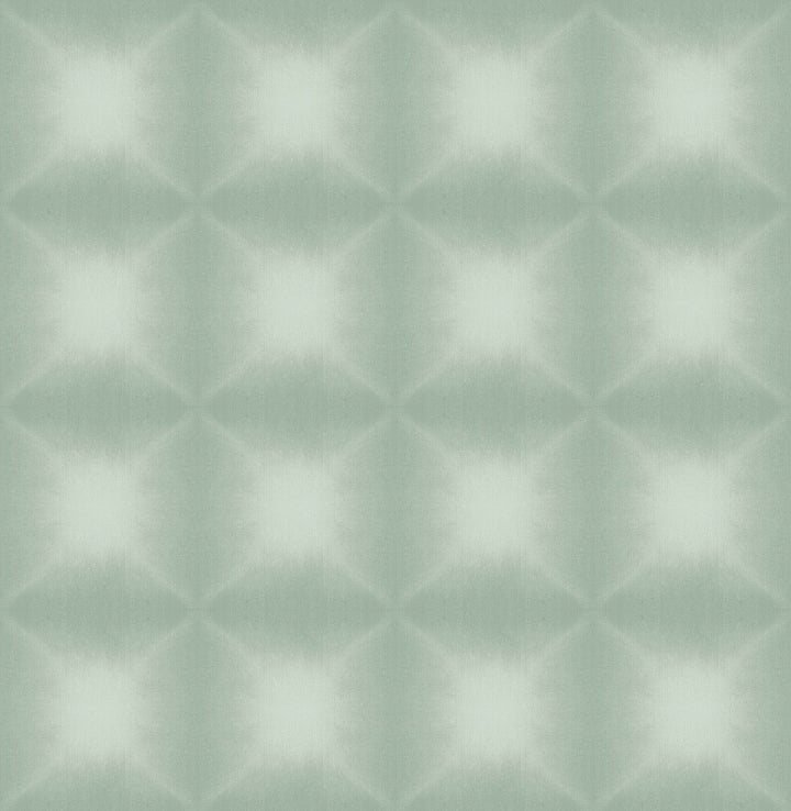 Echo Sage Geometric Wallpaper by Kenneth James Azmaara Covers about 56.4 square feet 20.5-in by 33-ft long roll Unpasted 5.2 - Fabric Carolina -