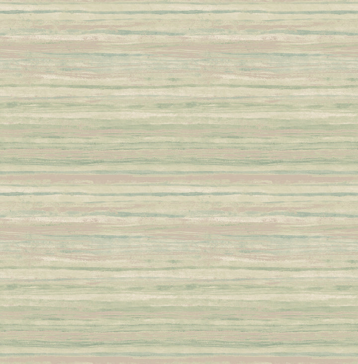 Arakan Sage Stripe Wallpaper by Kenneth James Azmaara Covers about 56.4 square feet 20.5-in by 33-ft long roll Unpasted 20.5 - Fabric Carolina -
