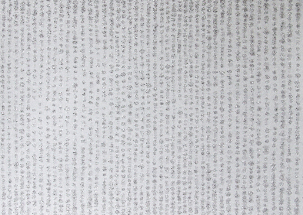 Myth Grey Beaded Texture Wallpaper by Kenneth James Azmaara Covers about 56.4 square feet 20.5-in by 33-ft long roll Unpasted 10.5 - Fabric Carolina -