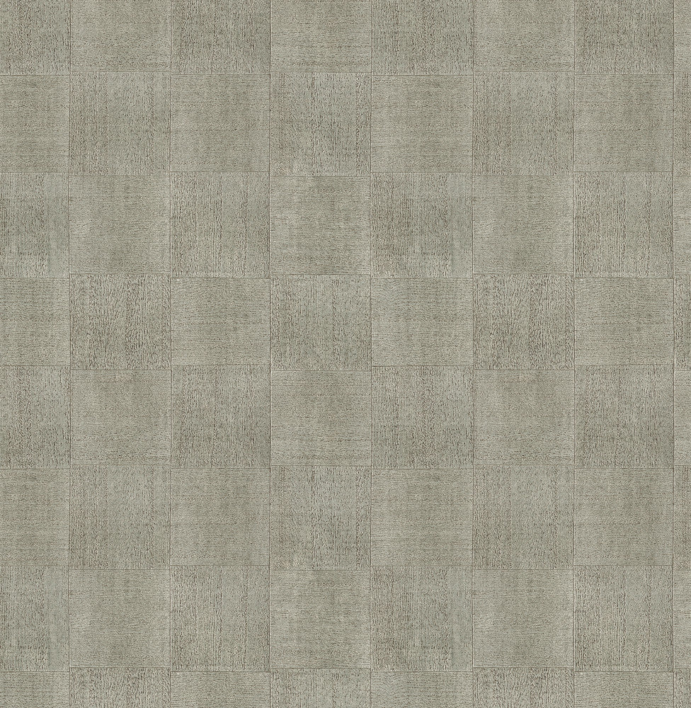 Odyssey Green Wood Wallpaper by Kenneth James Azmaara Covers about 60.8 square feet 27-in by 27-ft long roll Unpasted 6 - Fabric Carolina -