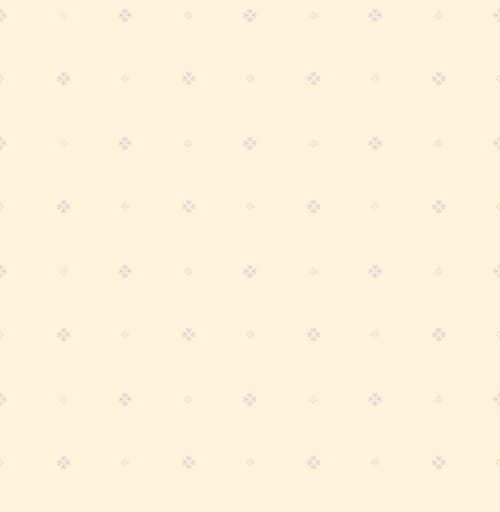 Floret Taupe Mini Floral Geometric Wallpaper by Brewster You Are My Sunshine Covers about 56.4 square feet 20.5-in by 33-ft long roll Unpasted 5.3 - Fabric Carolina -
