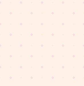 Floret Pink Mini Floral Geometric Wallpaper by Brewster