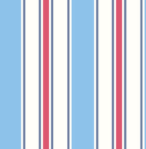Sunshine Stripe Red Stripe Wallpaper by Brewster