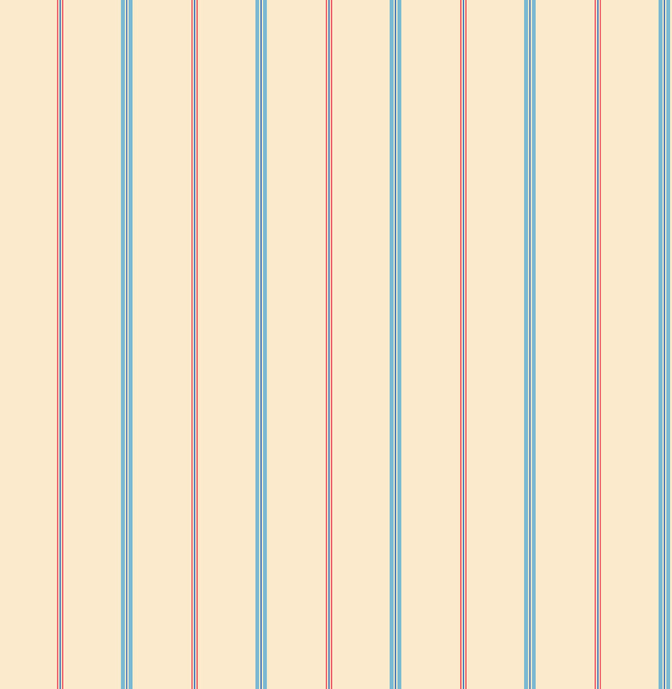 Honey Little Tailor Pinstripe Wallpaper by Brewster You Are My Sunshine Covers about 56.4 square feet 20.5-in by 33-ft long roll Unpasted 0 - Fabric Carolina -