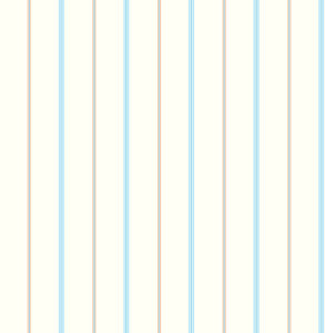 Orange Little Tailor Pinstripe Wallpaper by Brewster
