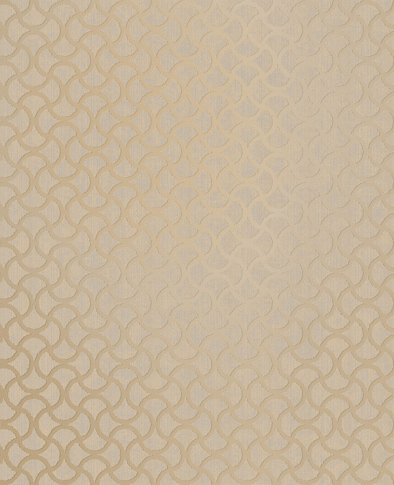 Scale Bronze Geometric Wallpaper by Decorline Evolve Covers about 56.4 square feet 20.5-in by 33-ft long roll Unpasted 3.15 - Fabric Carolina -
