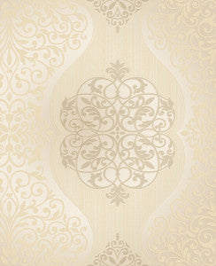 Energico Gold Medallion Wallpaper by Decorline