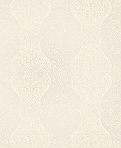 Cadence Beige Scroll Wallpaper by Decorline