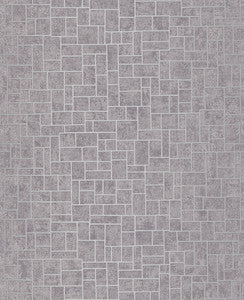 Etude Purple Geometric Wallpaper by Decorline