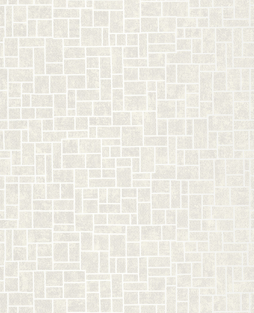Etude Champagne Geometric Wallpaper by Decorline Evolve Covers about 56.4 square feet 20.5-in by 33-ft long roll Unpasted 25.2 - Fabric Carolina -