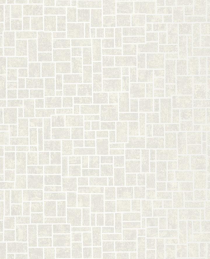 Etude Champagne Geometric Wallpaper by Decorline Evolve Covers about 56.4 square feet 20.5-in by 33-ft long roll Unpasted 25.2 - Fabric Carolina -